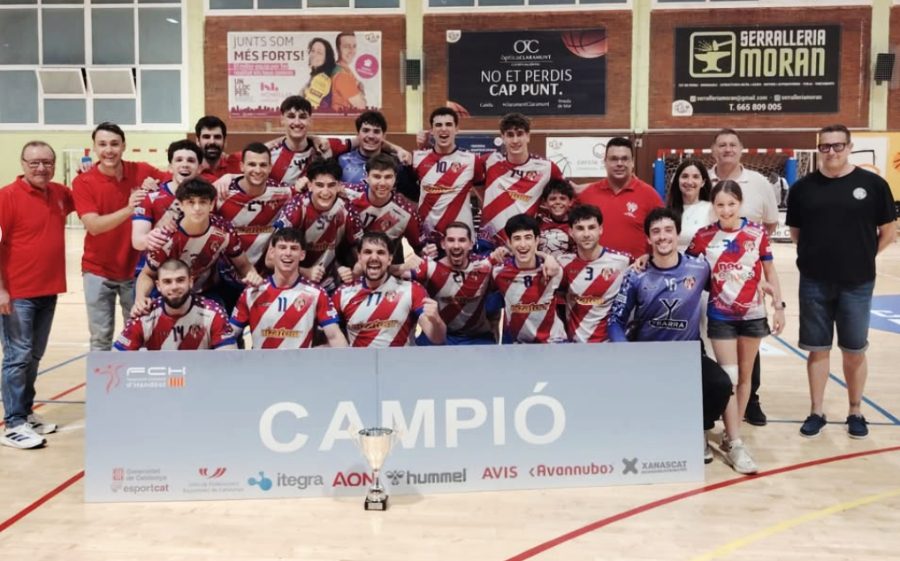 El Sant Joan Despí després de guanyar la Copa Catalana