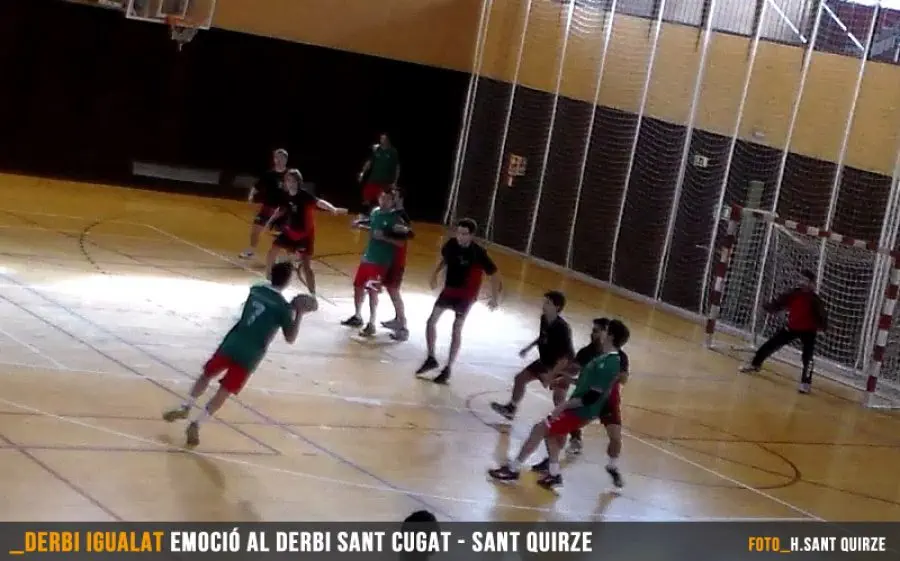 Imatge del partit de la primera volta