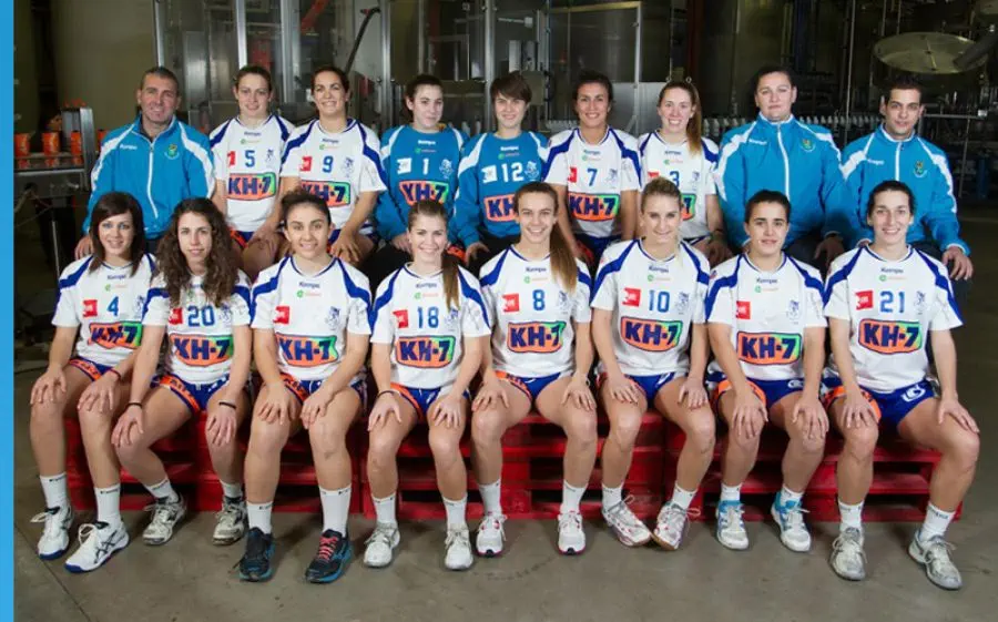 El BM Granollers femení, en foto de la temporada passada