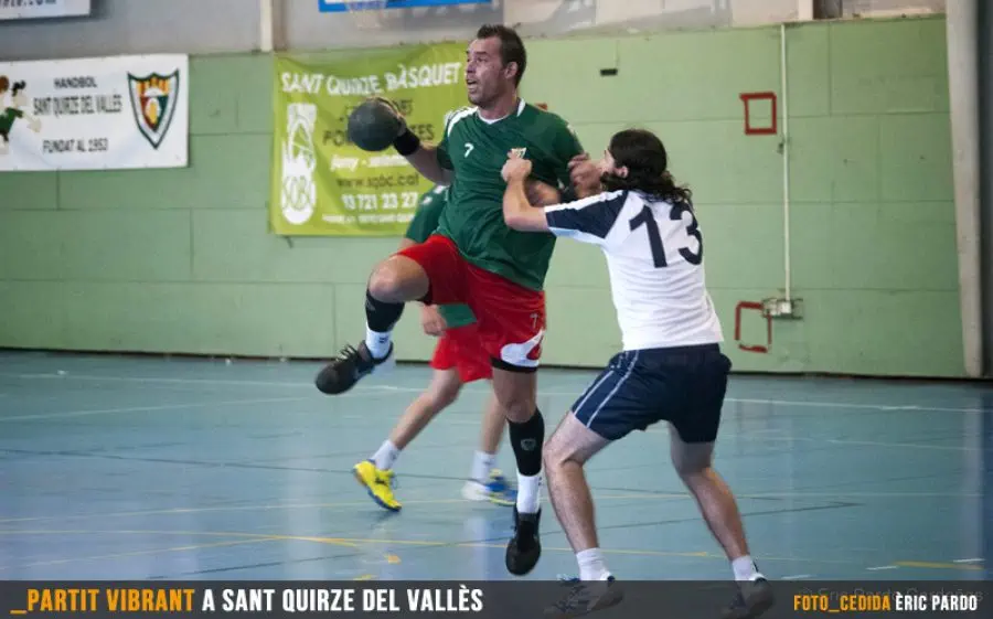 Imatge del partit de la 1a volta
