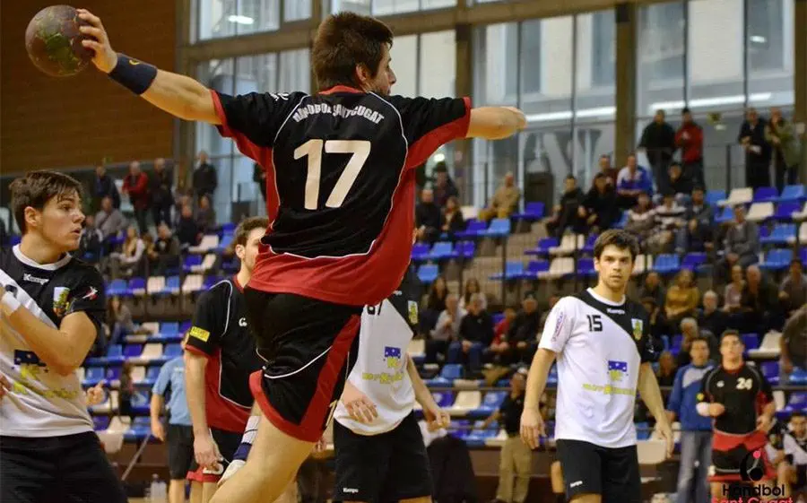 El Sant Cugat B, recent ascendit però un dels equips forts