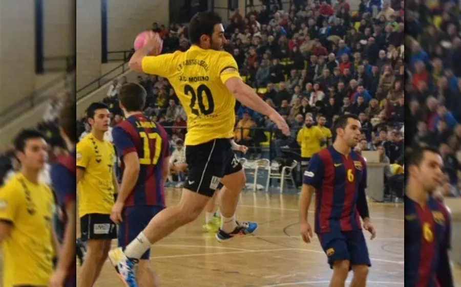 Imatge del partit Maristes - Barça B