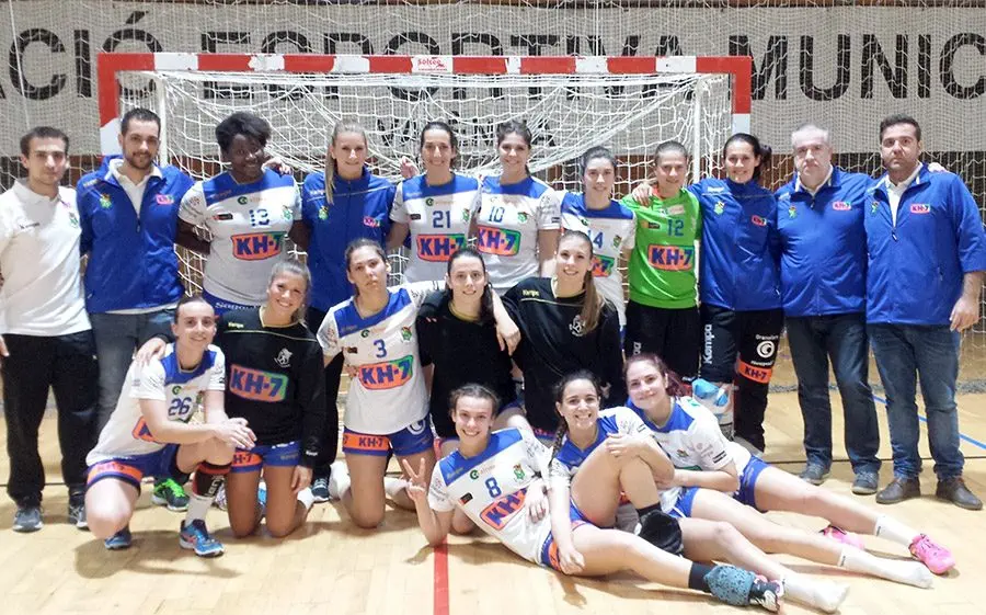 Les jugadores després del bon empat