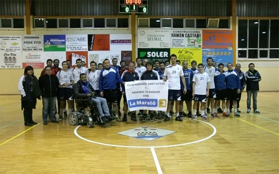 Sant Esteve i Vilamajor, en un partit solidari fa dos anys