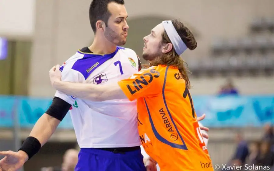 Marc Garcia en partit europeu la temporada passada