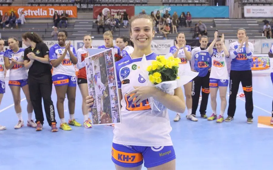 Joana Capdevila es va acomiadar del primer equip