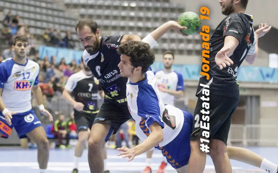 Pol Valera, en el partit de la primera volta