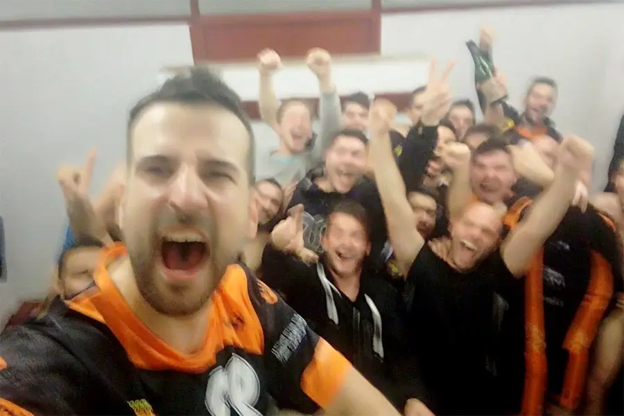 Alegria al vestidor del Sant Vicenç