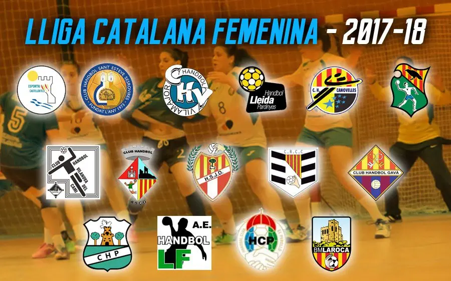 Els 15 equips de la Lliga Catalana Femenina 17-18