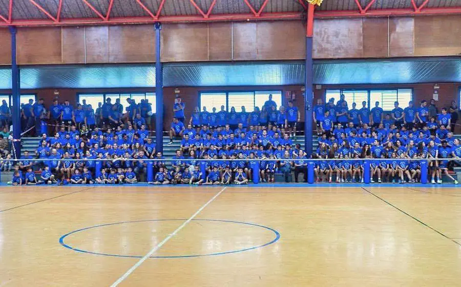 El pavelló Joan Sapè el dia de la presentació de tots els equips