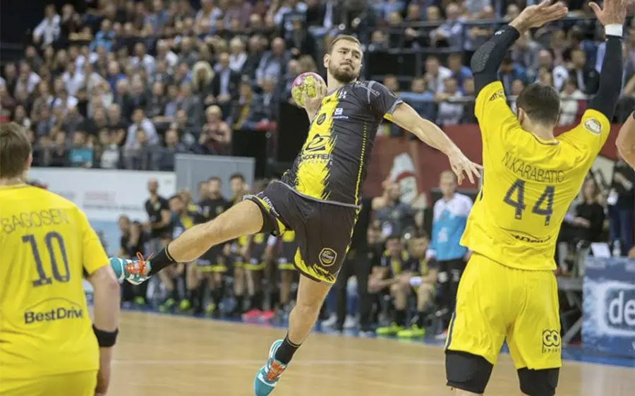 Imatge del partit del Chambery en lliga francesa contra el PSG