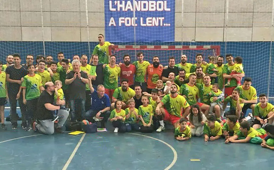 El Barberà va guanyar a Sant Joan Despí i allà va celebrar l'ascens amb la seva afició