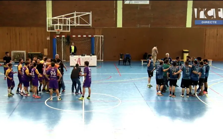 El pavelló de Calella va viure un gran partit