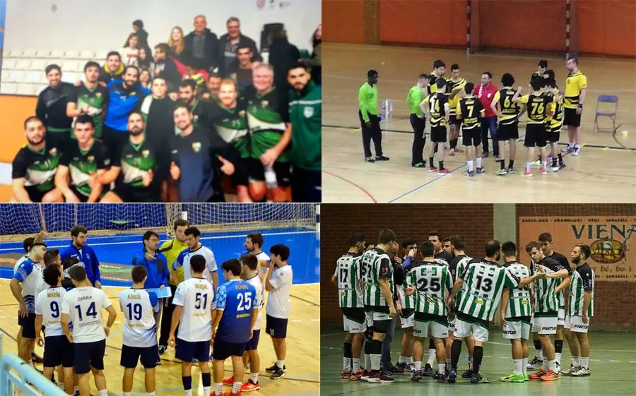 Sant Fost, JH Mataró B (a dalt) Sant Esteve Palautordera B i OAR Gràcia B (sota)