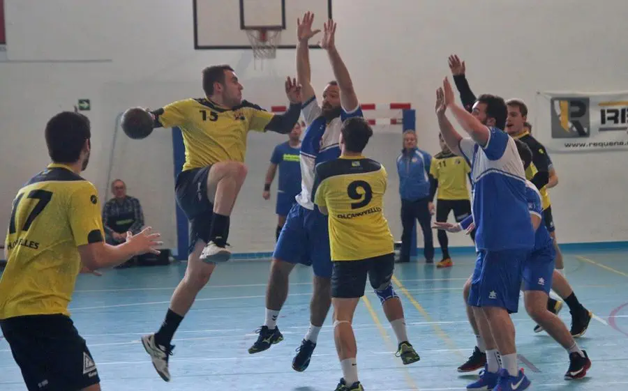 Imatge del partit de la temporada passada entre Canovelles i Sabadell