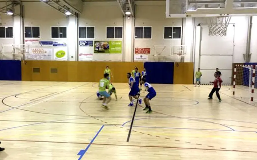 Imatge d'un partit a Can Balsach (contra Banyoles)