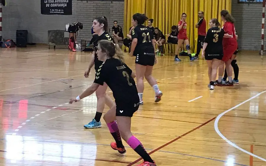 Imatge d'un partit a Martorell, on reben a La Garriga