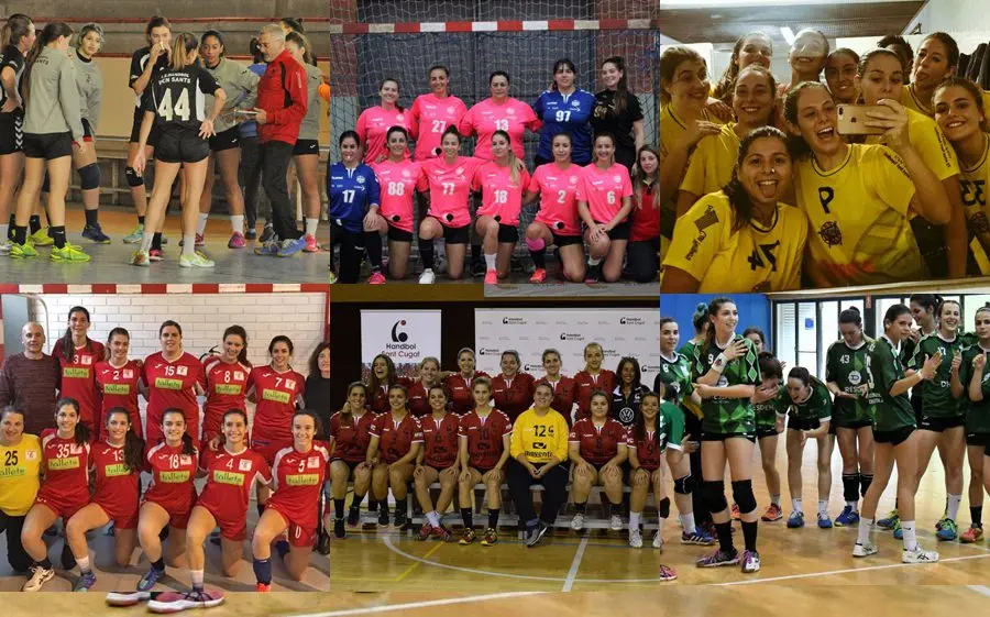 BCN, Martorell, La Garriga (a dalt), Tortosa, Sant Cugat, Cerdanyola (a baix) són els sis equips imbatuts