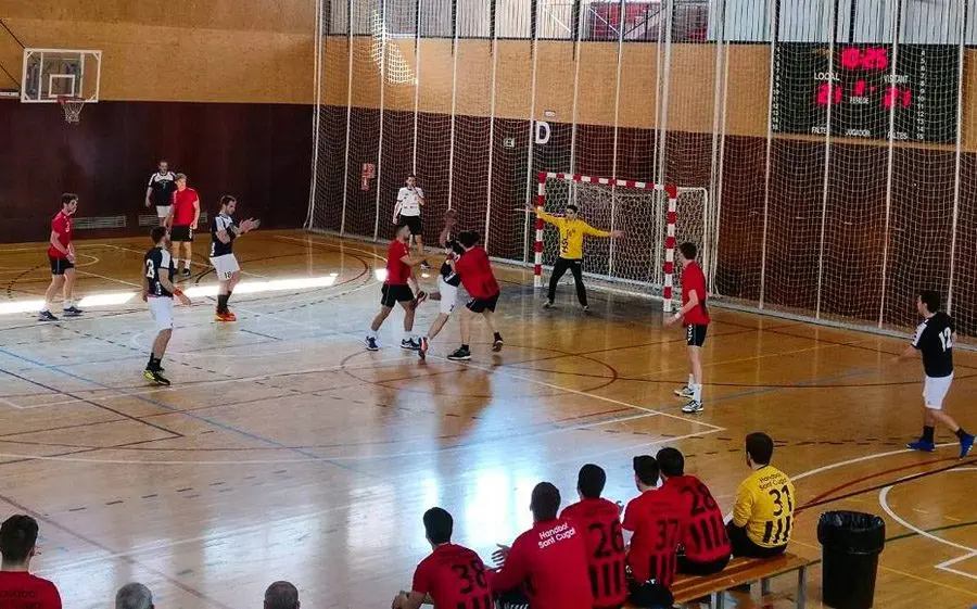 Imatge d'un partit al pavelló de Sant Cugat