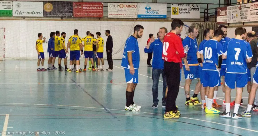 Imatge d'un partit anterior a Igualada entre aquests dos equips