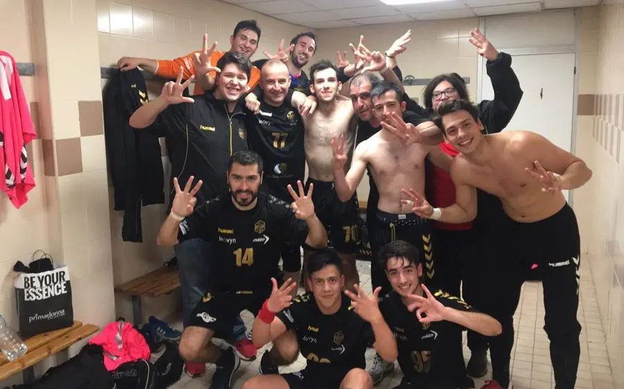 El Martorell B celebrant l'ascens