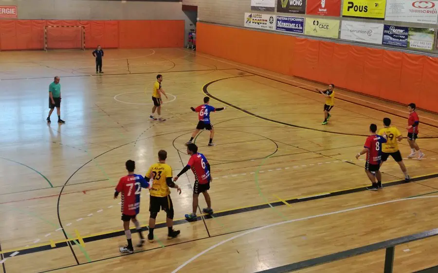 Imatge del partit de lliga que acabà en empat