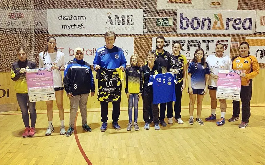 Presentació del derbi amb els dos clubs lleidatans