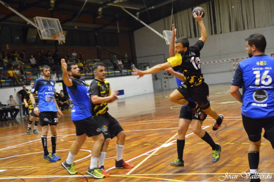 Imatge d'un partit jugat al pavelló de Pardinyes la temporada passada