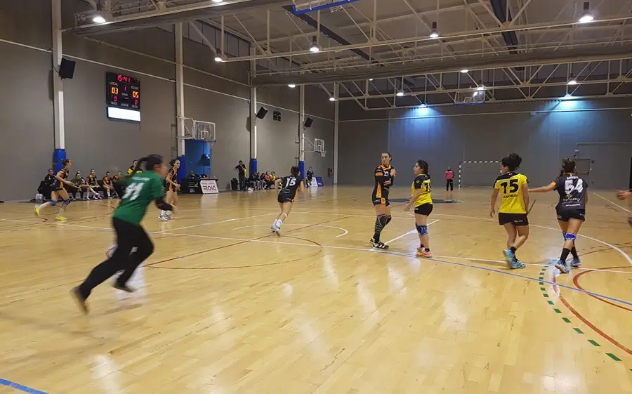 Imatge d'un partit del Santvi B al seu pavelló de la temporada passada