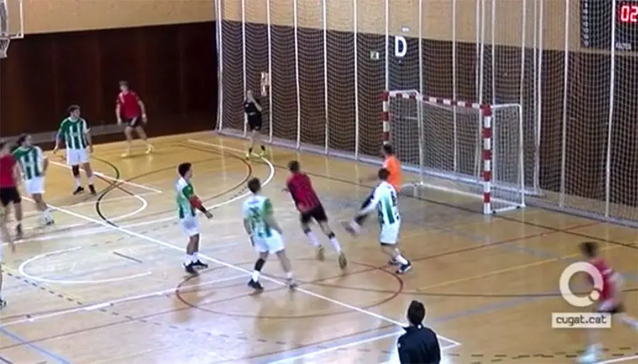 Imatge d'un partit entre els A de Sant Cugat i OAR