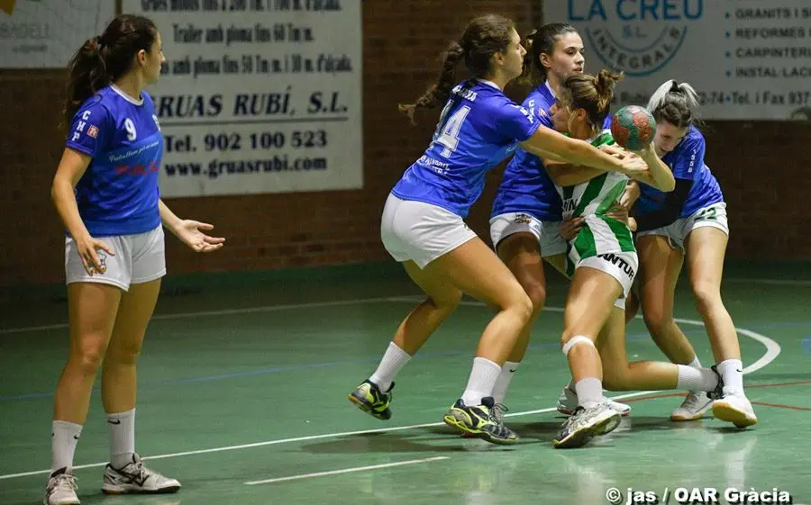 Imatge de la victòria del Palau a la pista d'OAR