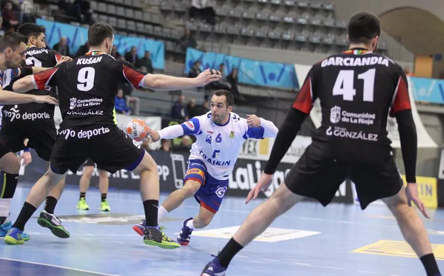 Imatges del partit entre Granollers i BM Logroño de la temporada passada