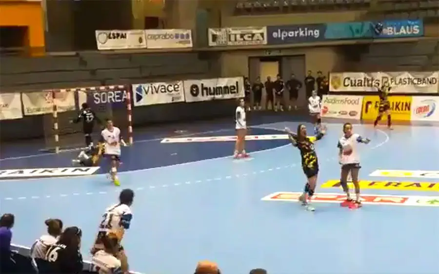 Interessant derbi a l'Olímpic (imatge d'un partit contra Pardinyes)
