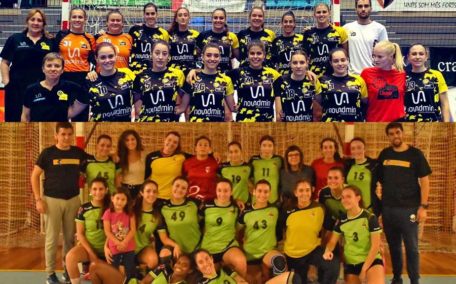 Fotos dels dos clubs