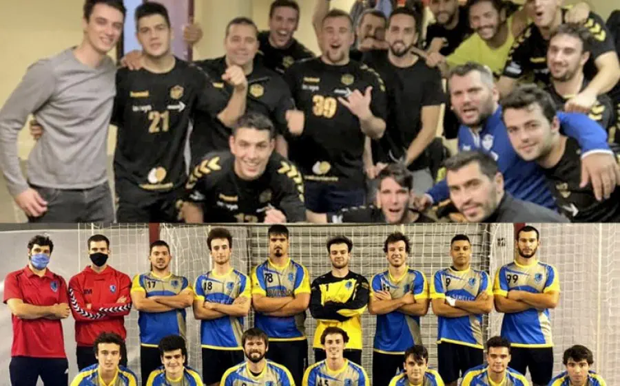 Fotos de la temporada anterior dels dos equips que dominen els dos grups