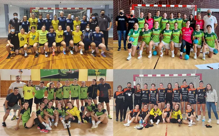 Quatre equips (Associació Lleidatana, Ascó, a l'esquerre, Palautordera i Sant Vicenç B, a la dreta, encara no han cedit cap punt