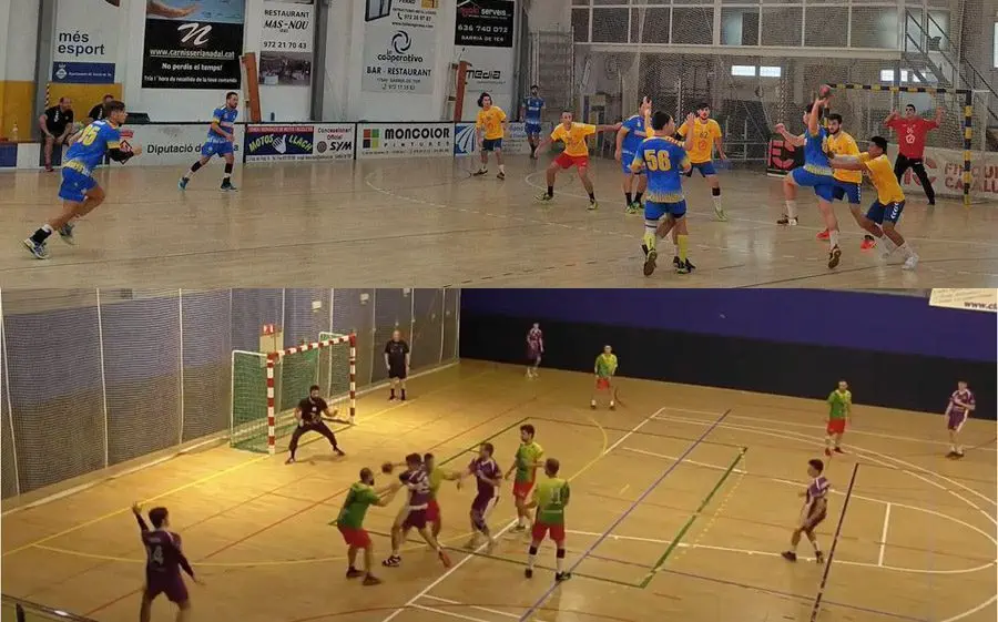 Els pavellons de Sarrià i Barberà reben la visita dels dos líders