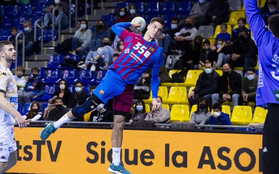 Domen Makuc va fer un gran partit contra l'Ademar