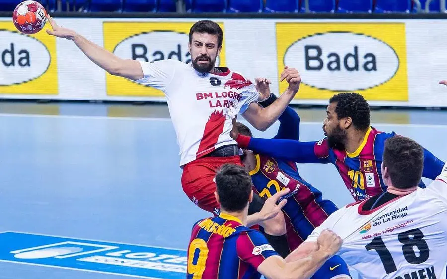 Agustín Casado atracció en el partit del Blaugrana, on la temporada passada va marcar 10 gols