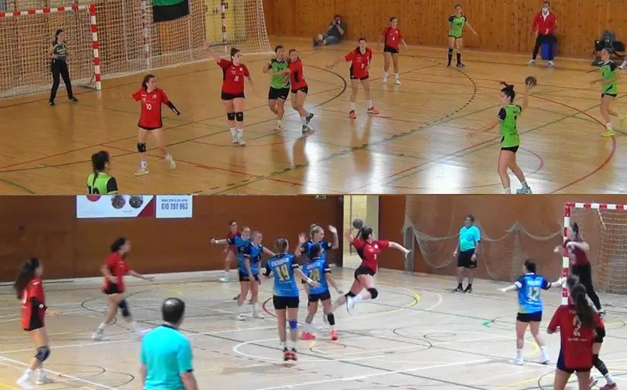 Fotos: fb Handbol Ascó i cedida per Handbol Ribes