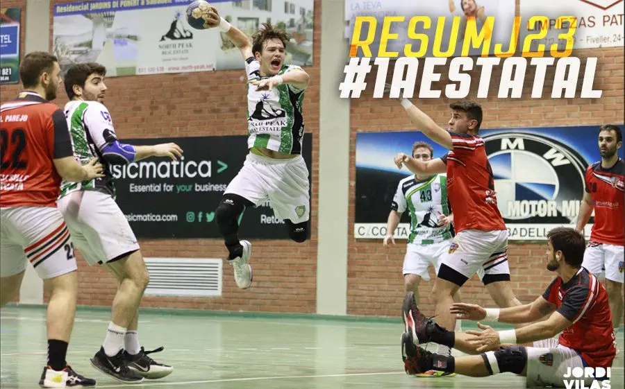 Guillem Correro en una acció del partit