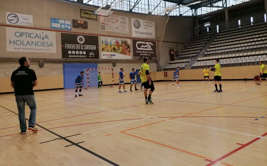 Imatge del partit Vilanova - Cambrils de la 1a volta