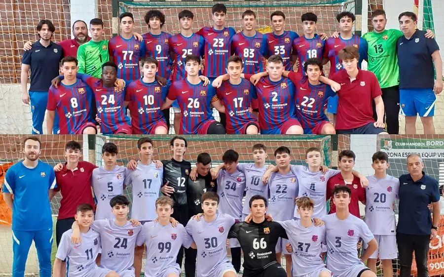 Els equips del Barça A i Barça B jugaran la fase final estatal cadet