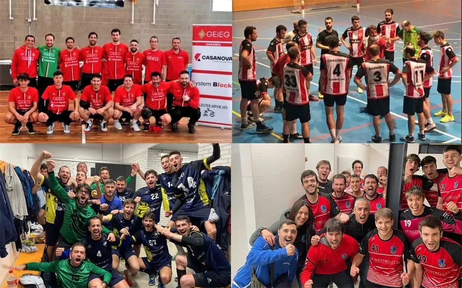 GEiEG i Vic a dalt, Cambrils i Esplugues C a baix, són els quatre equips que pugen a 2a