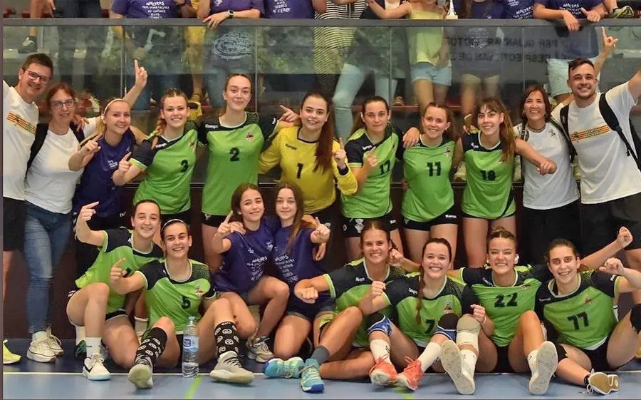 L'equip de l'Handbol Ascó campió de Catalunya juvenil 2021-22
