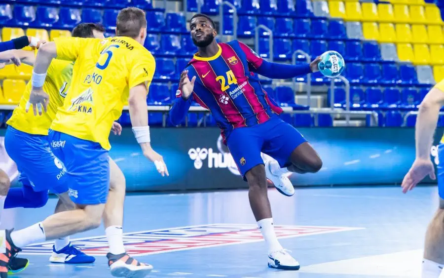 Dika Mem en l'últim Barça- Celje jugat sense públic