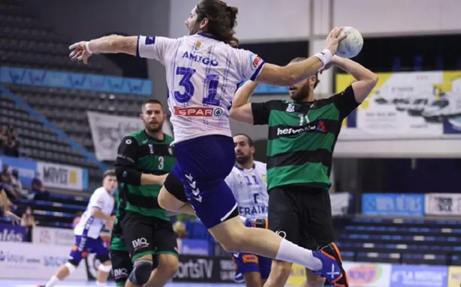 Imatge del partit de la temporada passada entre BM Logroño i Granollers