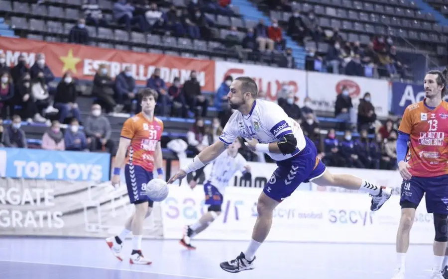 Esteban Salinas en el partit de la temporada passada entre Granollers i Benidorm a l'Olímpic