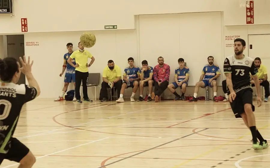 Imatge d'un partit del BCN al poliesportiu de La Sagi de la temporada passada