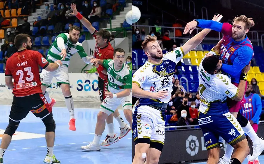 Imatge dels partits de la temporada paassada Anaitasuna- Granollers i Barça- Puente Genil
